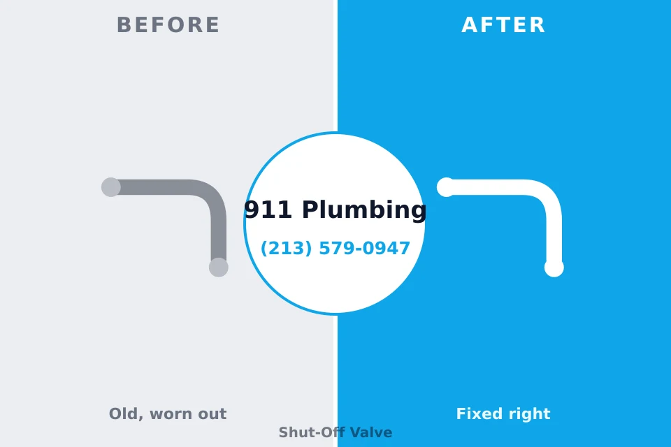 Before and after: plumbing repair Boiling Springs, SC